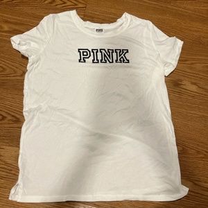 VS - PINK - White t-shirt